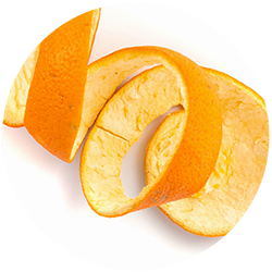 tangerine fruit - dry peel