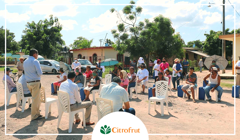 Instala Citrofrut cisterna de agua en Sinaloa